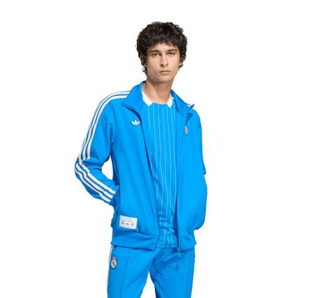 adidas Real Madrid Terrace Icons Erkek Ceket Mavi