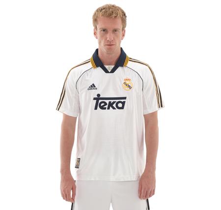 adidas Real Madrid 99-00 Home Erkek Forma Beyaz