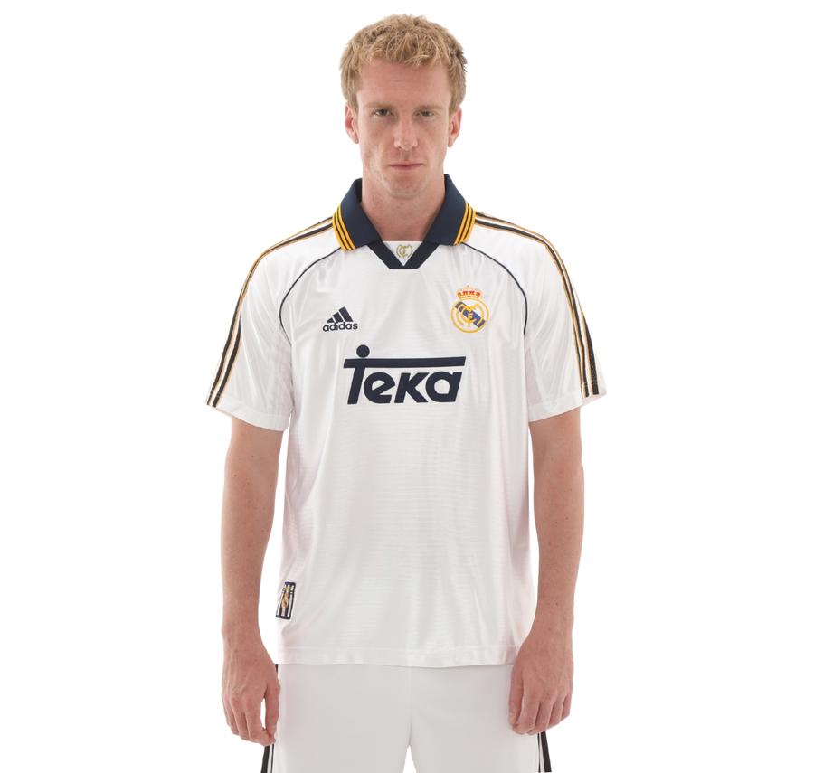 adidas Real Madrid 99-00 Home Erkek Forma Beyaz adidas Real Madrid 99-00 Home Erkek Forma Beyaz