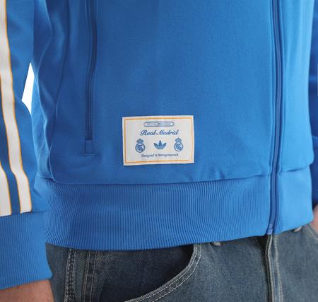 adidas Real Madrid Terrace Icons Erkek Ceket Mavi