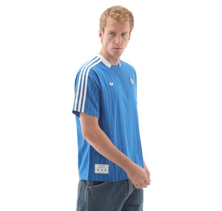 adidas Real Madrid Terrace Icons Erkek Forma Mavi