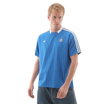 adidas Real Madrid Terrace Icons Erkek Forma Mavi