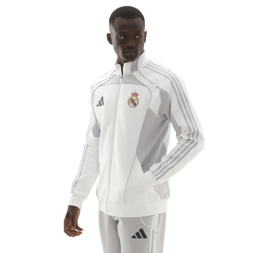 adidas Real Madrid Ubp Dktt Erkek Ceket Beyaz adidas Real Madrid Ubp Dktt Erkek Ceket Beyaz
