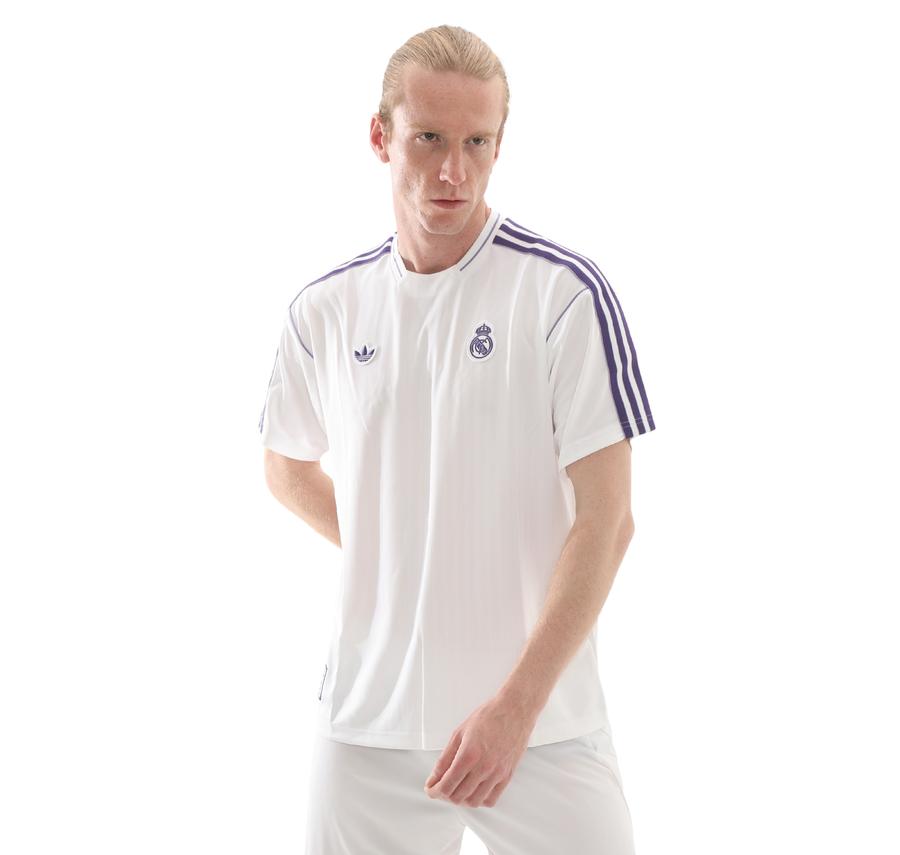 adidas Real Madridl Icon Jsy Erkek T-Shirt Beyaz adidas Real Madridl Icon Jsy Erkek T-Shirt Beyaz