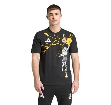 adidas Real Madrid Avengers Erkek T-Shirt Siyah adidas Real Madrid Avengers Erkek T-Shirt Siyah