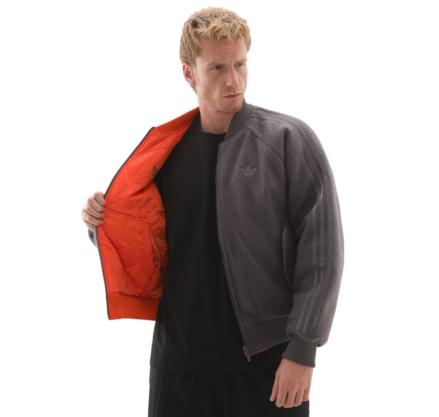 adidas Rev Bomber Jckt Erkek Mont Gri adidas Rev Bomber Jckt Erkek Mont Gri