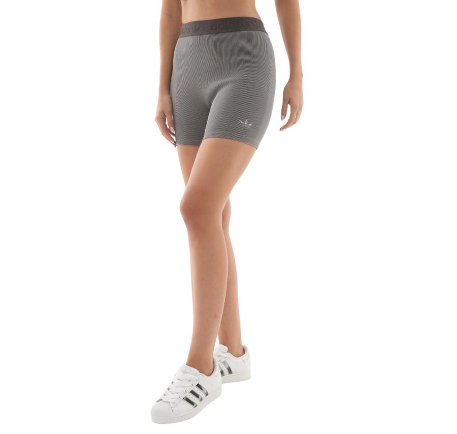 adidas Rıb Shorts Wash Kadın Tayt Gri adidas Rıb Shorts Wash Kadın Tayt Gri