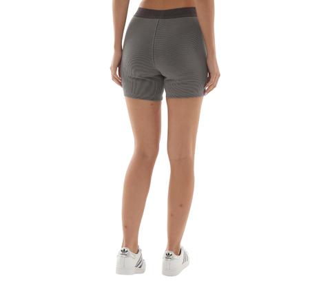 adidas Rıb Shorts Wash Kadın Tayt Gri
