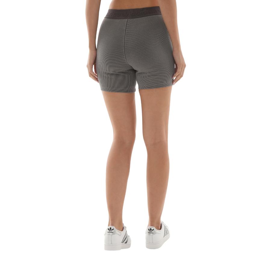adidas Rıb Shorts Wash Kadın Tayt Gri adidas Rıb Shorts Wash Kadın Tayt Gri