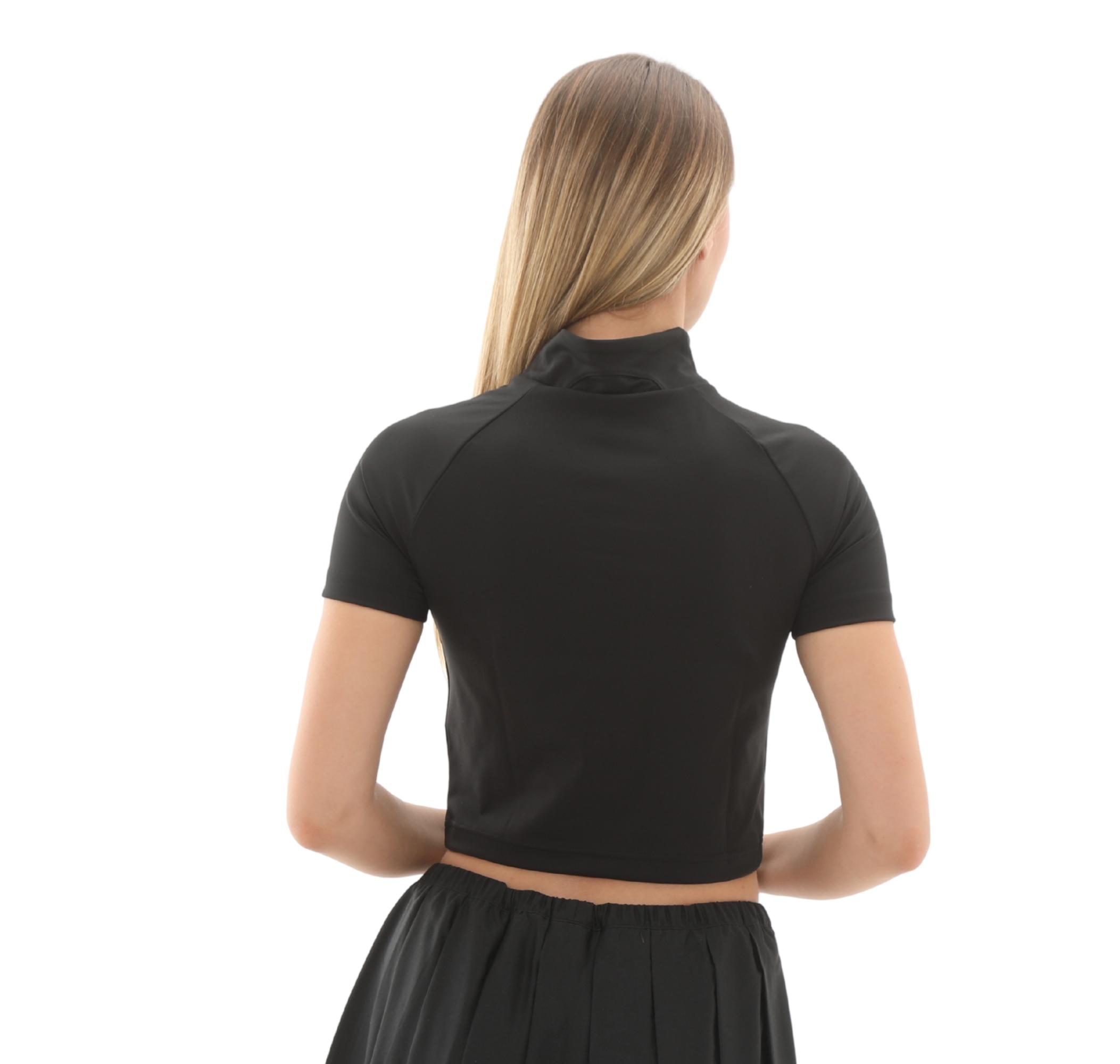 adidas Rıbbon Crop Top Kadın Siyah T-Shirt| Yalı Spor