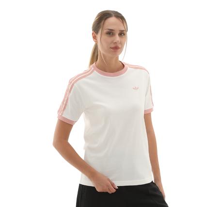 adidas Ruffle 3S Tee Kadın T-Shirt Beyaz