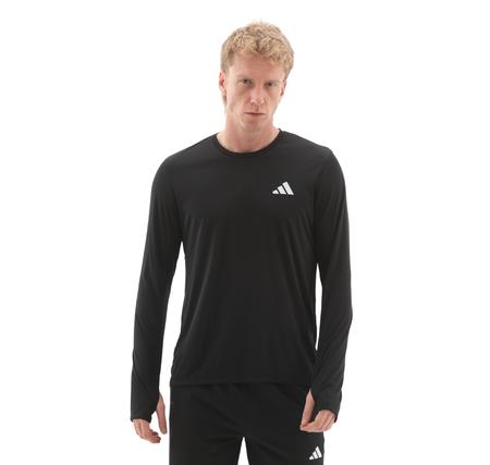 adidas Run Ess Ls M Erkek Sweatshirt Siyah adidas Run Ess Ls M Erkek Sweatshirt Siyah