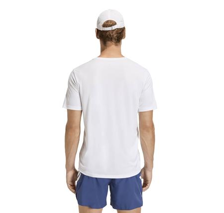 adidas Run Ess Tee M Erkek T-Shirt Beyaz adidas Run Ess Tee M Erkek T-Shirt Beyaz