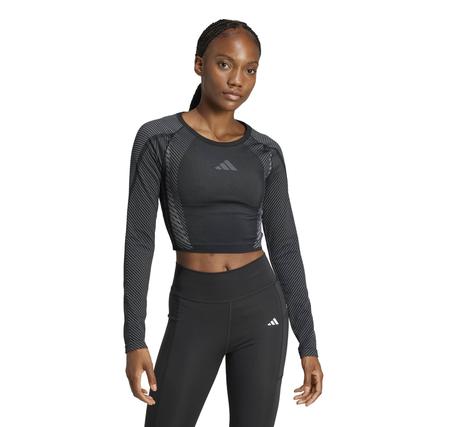 adidas Seamless Ls Kadın T-Shirt Siyah adidas Seamless Ls Kadın T-Shirt Siyah