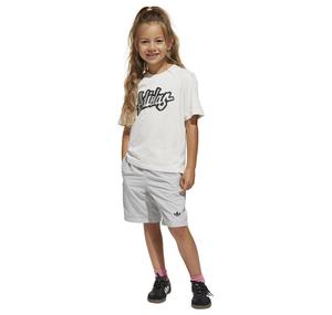 adidas Short Tee Set Çocuk T-Shirt Beyaz