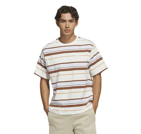 adidas Strıpe Tee Erkek Krem T-Shirt| Yalı Spor