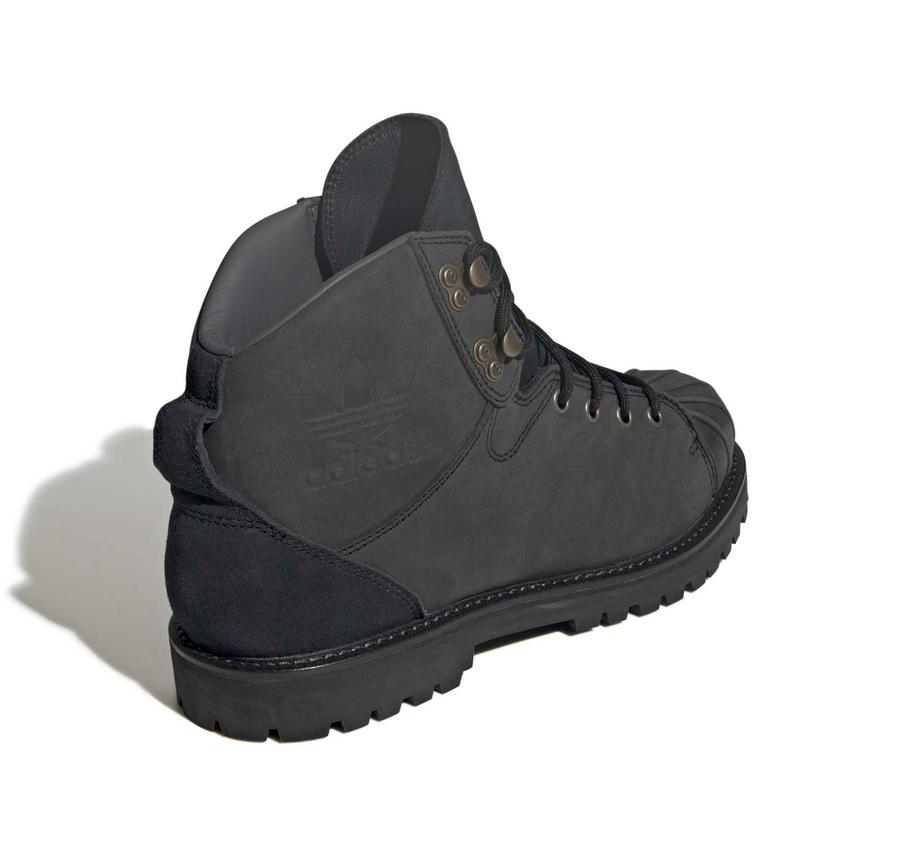 adidas Superstar Boot Erkek Bot Ve Çizme Siyah - Görsel 4