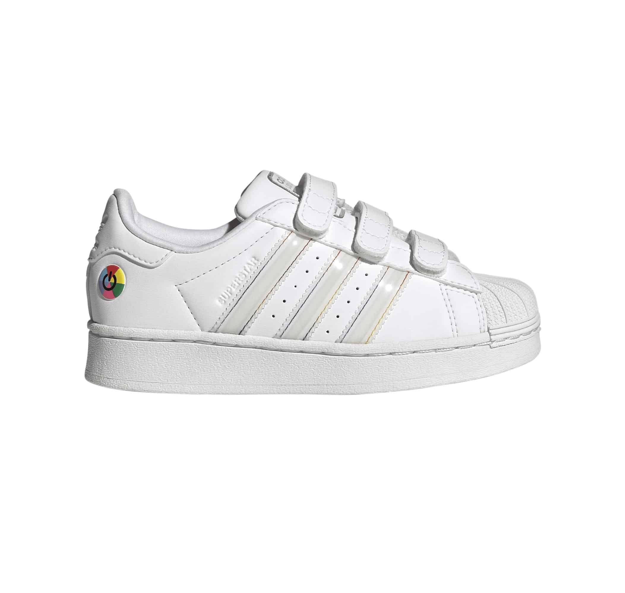 Детские кроссовки adidas Superstar Led Lights Cf C