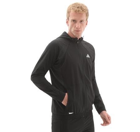 adidas Tech App S-Top Erkek Ceket Siyah