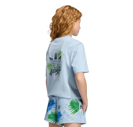 adidas Tee Çocuk T-Shirt Mavi adidas Tee Çocuk T-Shirt Mavi