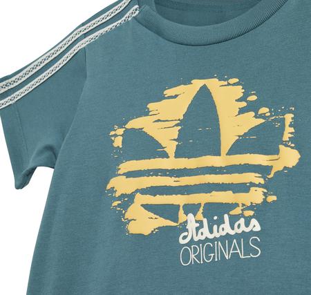 adidas Tee Short Set Bebek T-Shirt Mavi