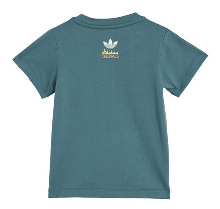 adidas Tee Short Set Bebek T-Shirt Mavi