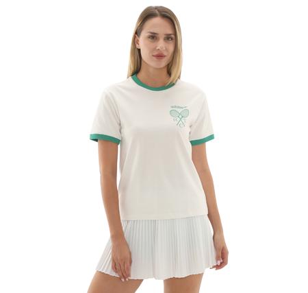 adidas Tennıs Tee Kadın T-Shirt Beyaz