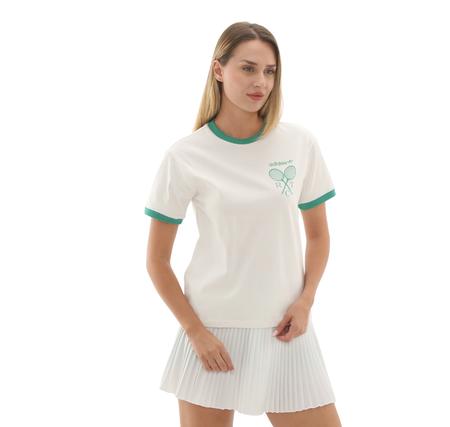 adidas Tennıs Tee Kadın T-Shirt Beyaz