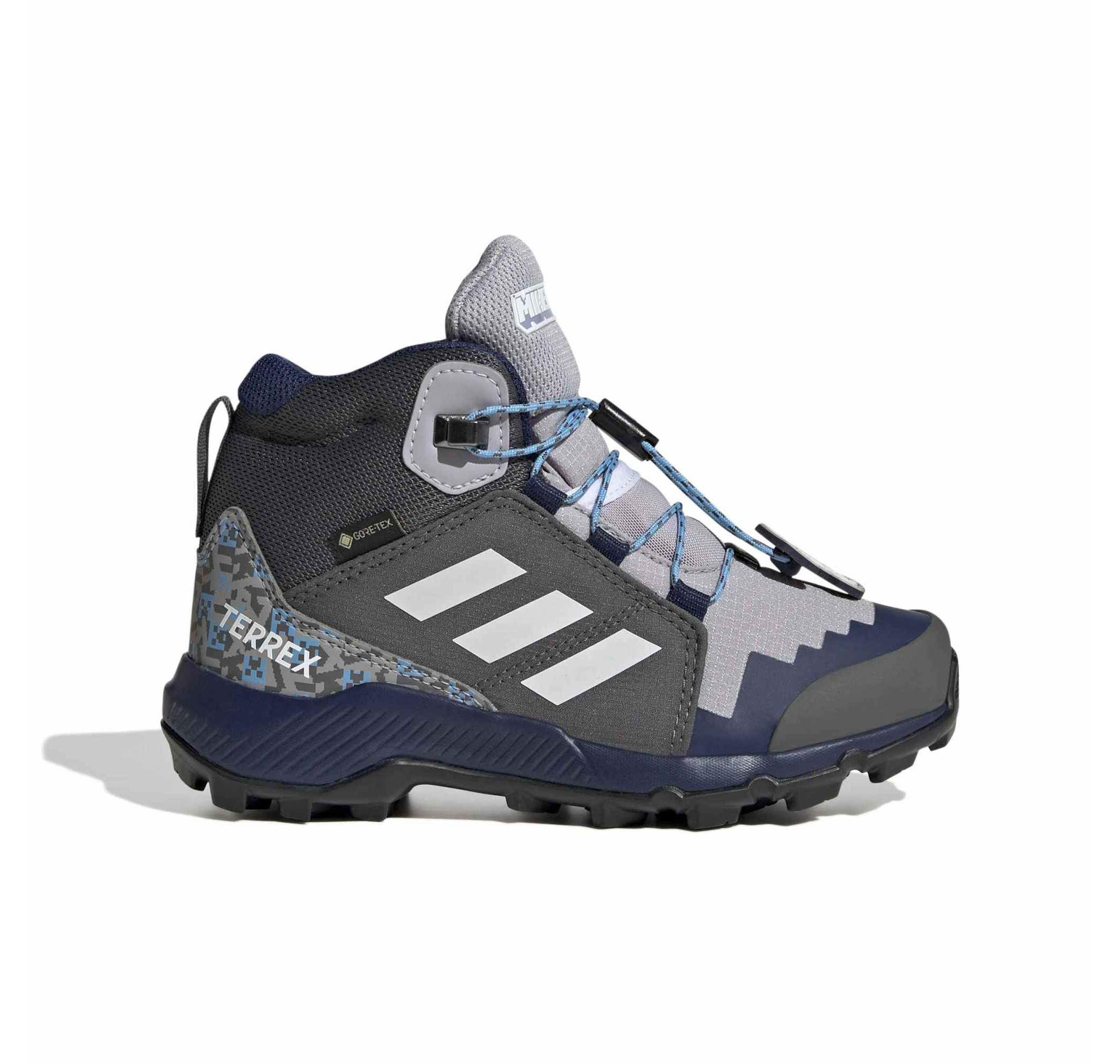 Детские кроссовки adidas Terrex Mid Gtx Minecraft K Çizme Antrasit