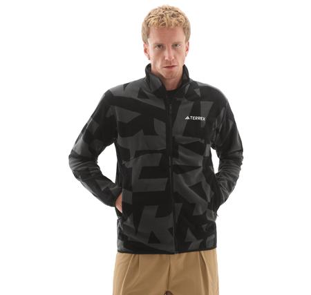 adidas Terrex Mt Aop Fz Fl Erkek Ceket Gri