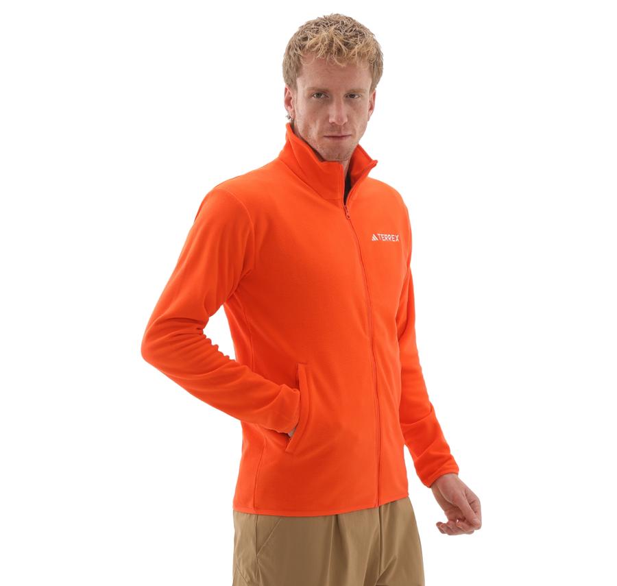 adidas Terrex Mt Ess Fz Fl Erkek Ceket Turuncu adidas Terrex Mt Ess Fz Fl Erkek Ceket Turuncu