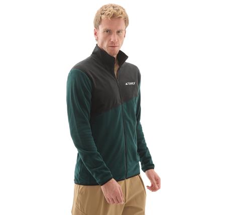 adidas Terrex Multi Full-Zip Erkek Ceket Yeşil