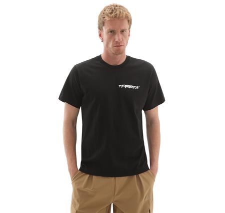 adidas Terrex U Snow T Erkek T-Shirt Siyah adidas Terrex U Snow T Erkek T-Shirt Siyah