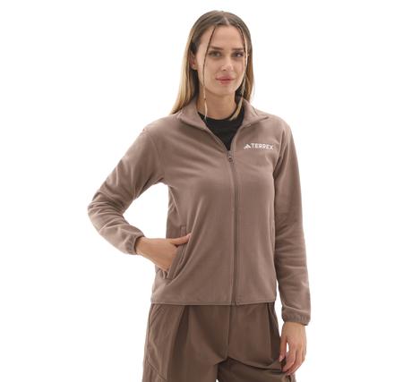 adidas Terrex W Mt Ess Fz Fl Kadın Ceket Kahve