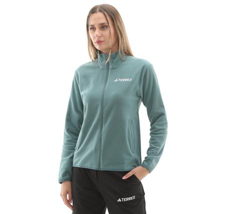 adidas Terrex W Mt Ess Fz Fl Kadın Ceket Turkuaz