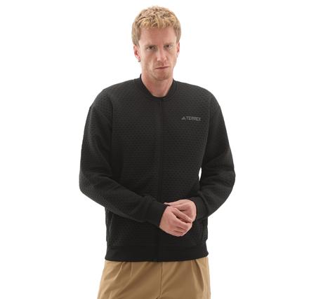 adidas Terrex Xpl Sweat Jkt Erkek Ceket Siyah adidas Terrex Xpl Sweat Jkt Erkek Ceket Siyah