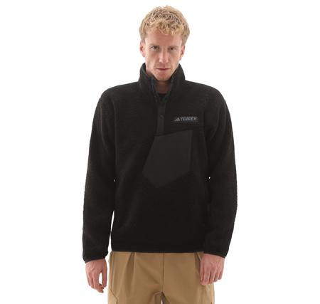 adidas Terrex Xploric High Pile Erkek Sweatshirt Siyah adidas Terrex Xploric High Pile Erkek Sweatshirt Siyah