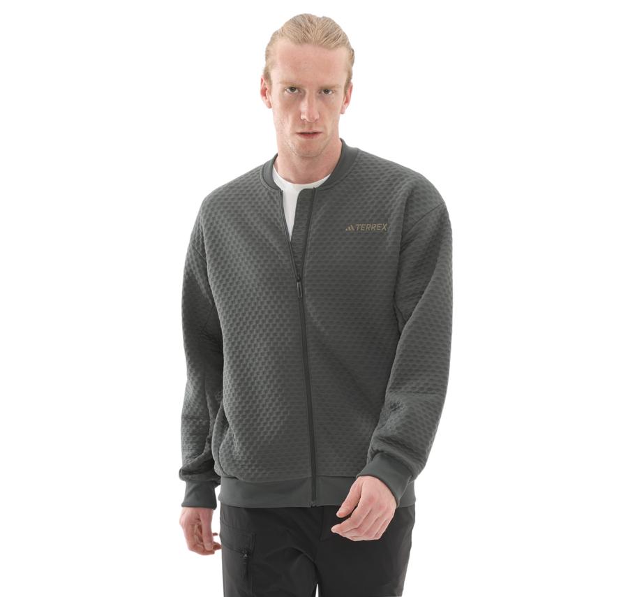 adidas Terrex Xploric Sweater Erkek Ceket Antrasit adidas Terrex Xploric Sweater Erkek Ceket Antrasit