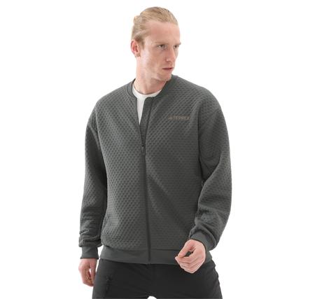 adidas Terrex Xploric Sweater Erkek Ceket Antrasit