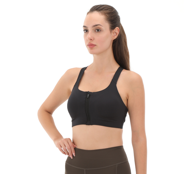 adidas Tlrdım L Hs Zıp Kadın Büstiyer Siyah adidas Tlrdım L Hs Zıp Kadın Büstiyer Siyah