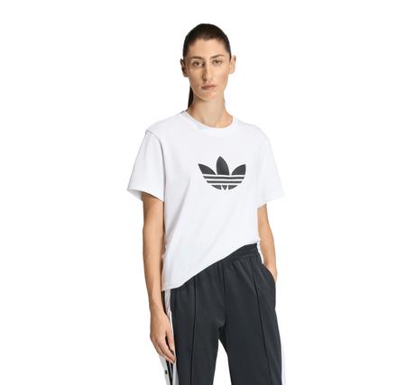 adidas Trefoıl Boxy T Kadın T-Shirt Beyaz