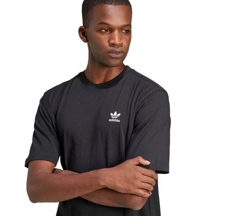 adidas Trefoıl Ess Tee Erkek T-Shirt Siyah