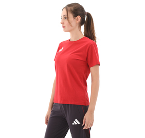 adidas Turkıye Tee C W Kadın T-Shirt Kırmızı