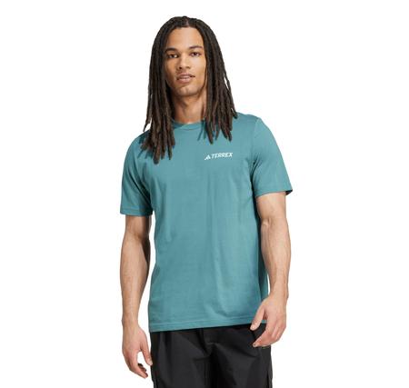 adidas Tx Mountaın Tee Erkek T-Shirt Yeşil