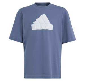 adidas U Fı Logo T Çocuk T-Shirt Mavi