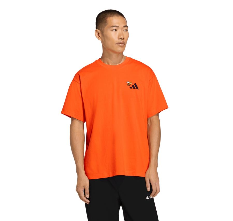 adidas U Nature G T Erkek T-Shirt Turuncu adidas U Nature G T Erkek T-Shirt Turuncu