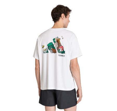 adidas U Nature G T Erkek T-Shirt Beyaz adidas U Nature G T Erkek T-Shirt Beyaz