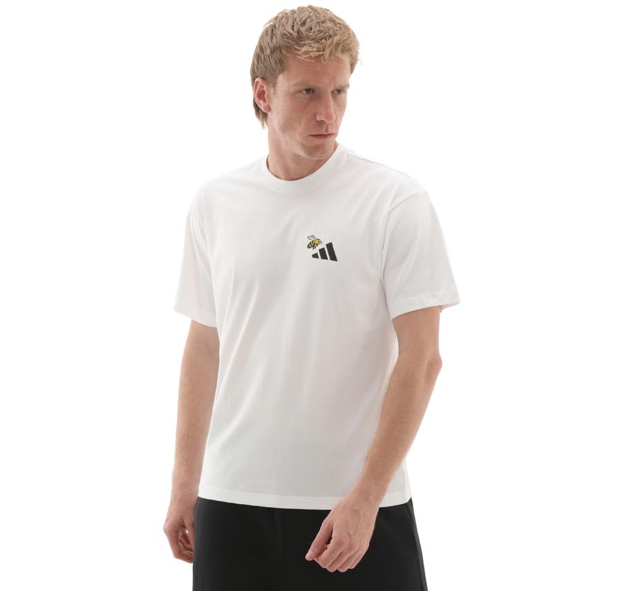 adidas U Nature G T Erkek T-Shirt Beyaz adidas U Nature G T Erkek T-Shirt Beyaz