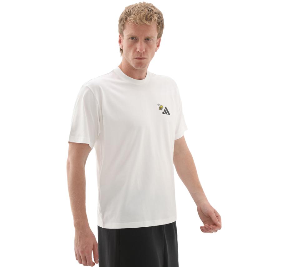 adidas U Nature G T Erkek T-Shirt Beyaz adidas U Nature G T Erkek T-Shirt Beyaz