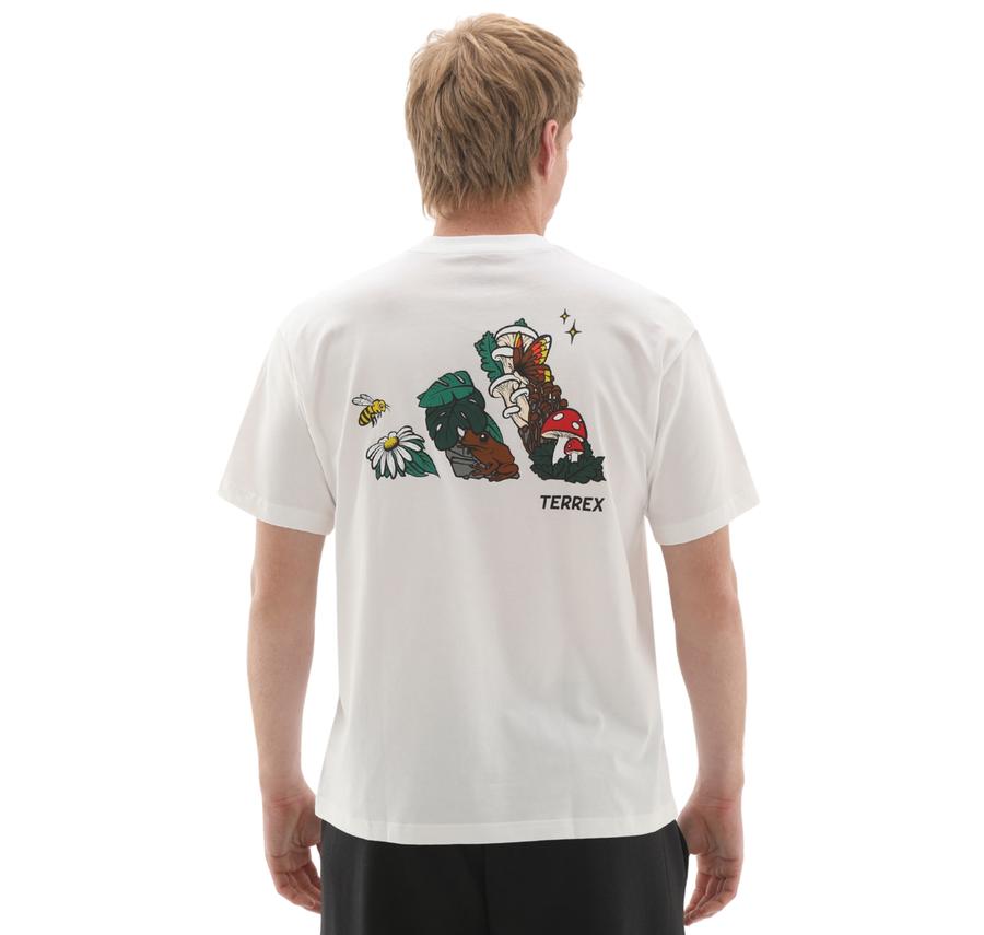 adidas U Nature G T Erkek T-Shirt Beyaz adidas U Nature G T Erkek T-Shirt Beyaz